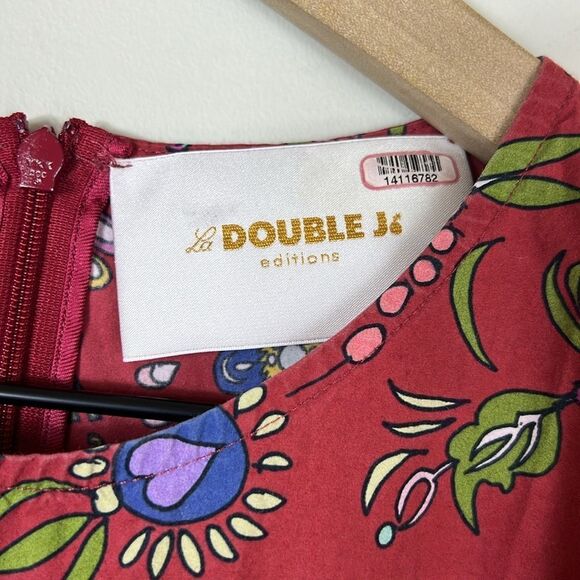 La Double J Bambi Dress in Babe Bordeaux Size Small - Picture 7 of 13